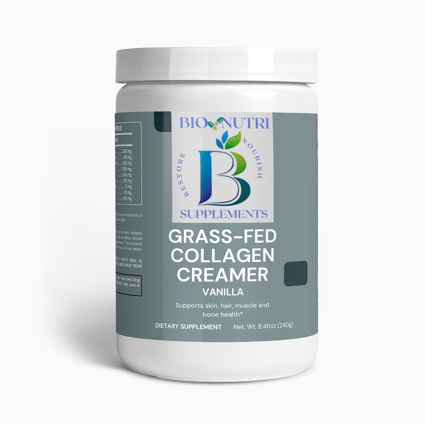 Grass-Fed Collagen Creamer (Vanilla)