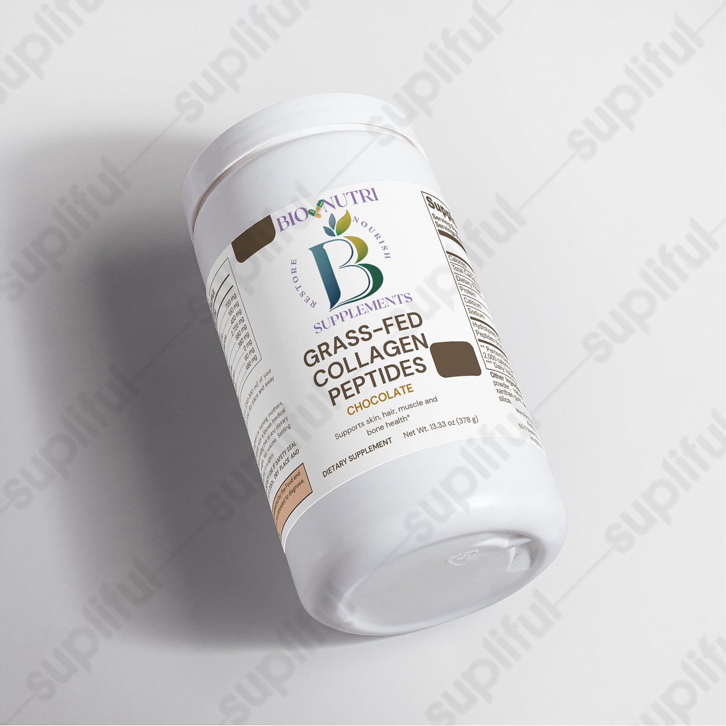 Grass-Fed Collagen Peptides Powder (Chocolate)