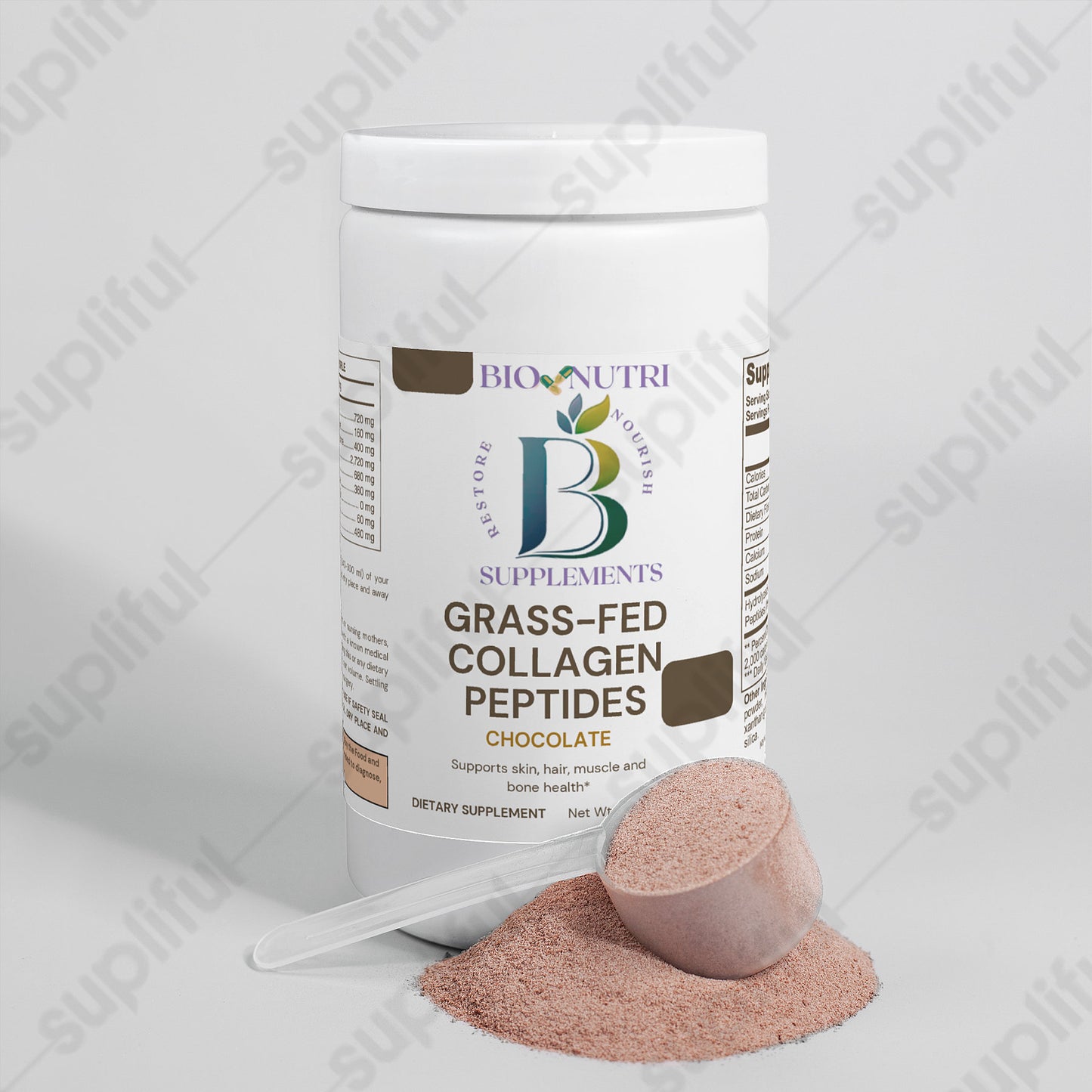 Grass-Fed Collagen Peptides Powder (Chocolate)