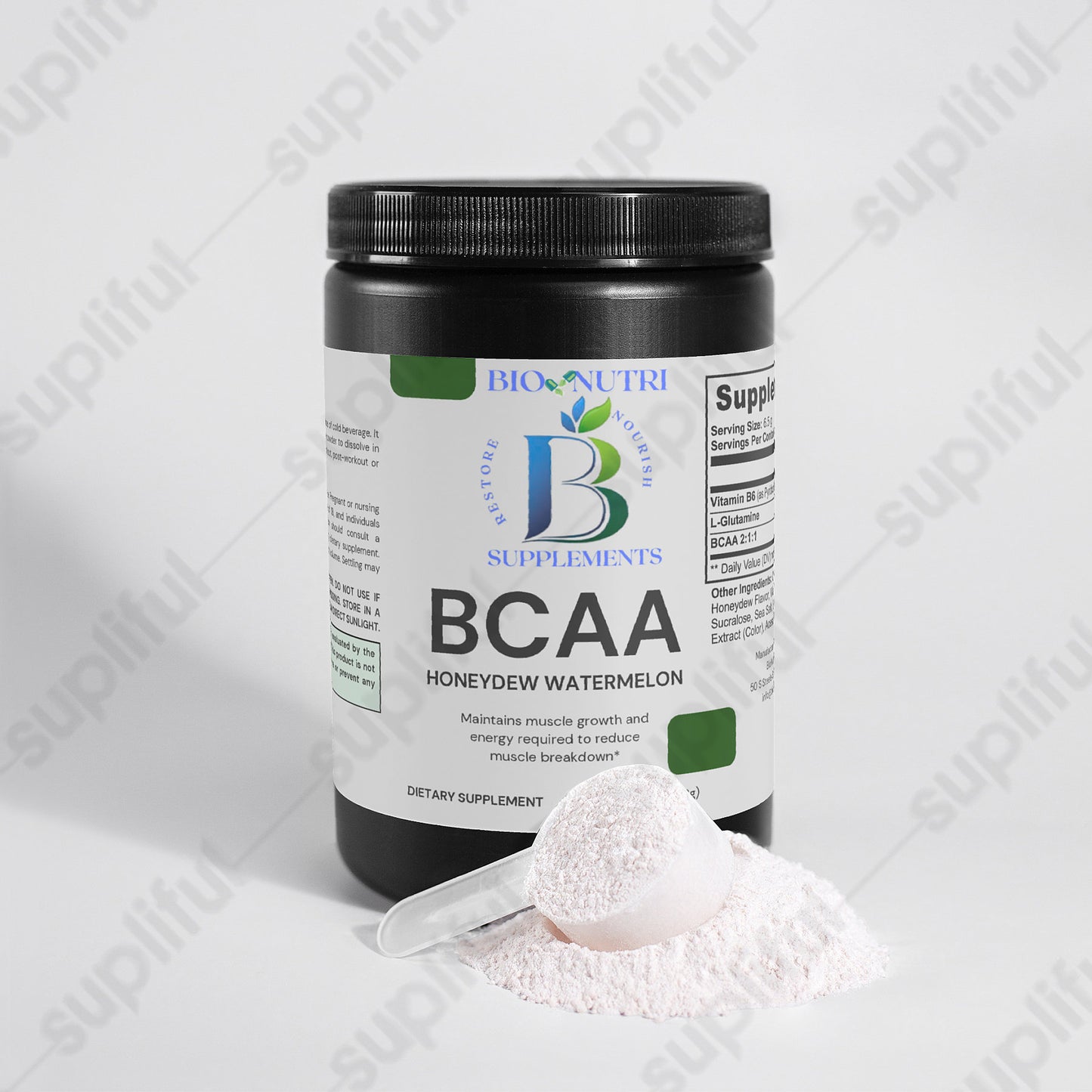 BCAA Post Workout Powder (Honeydew/Watermelon)