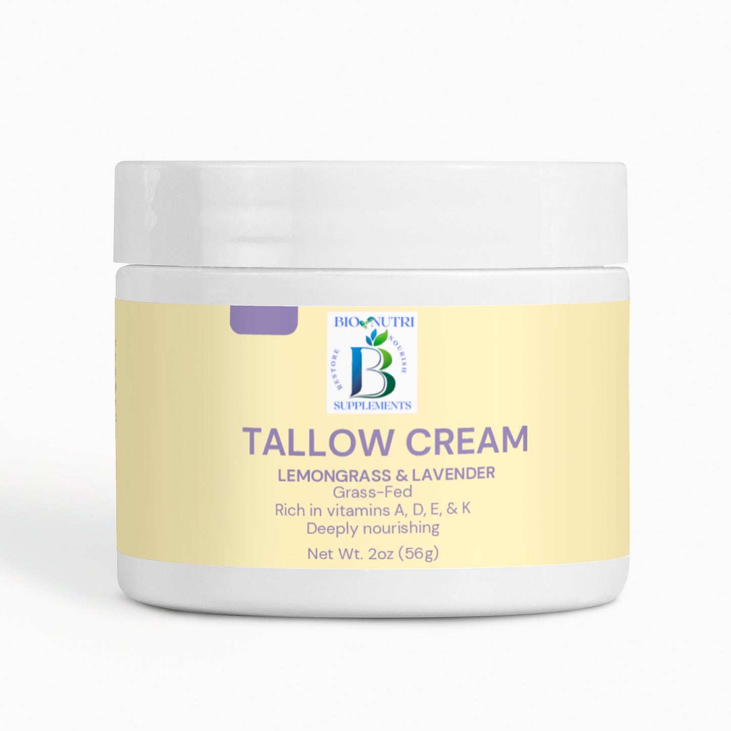 Tallow Cream Lemongrass & Lavender