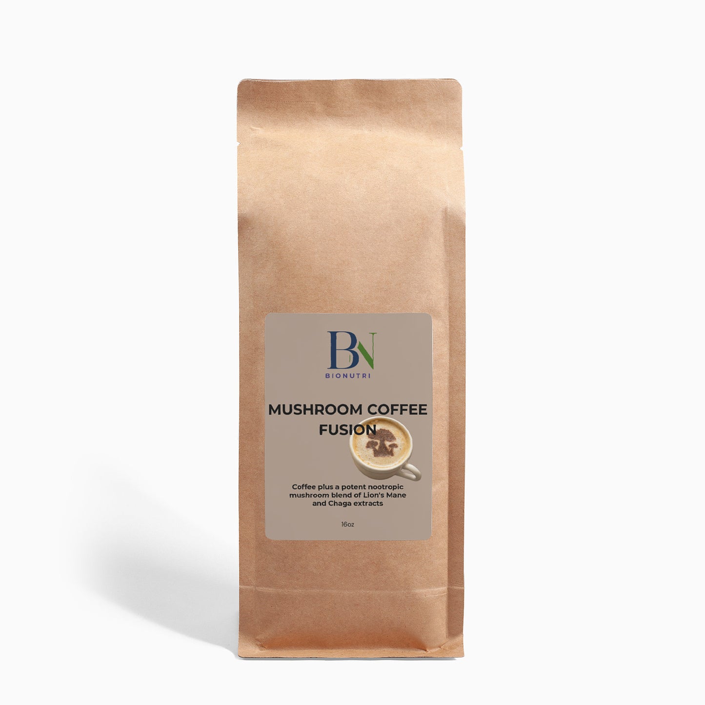 Mushroom Coffee Fusion - Lion’s Mane & Chaga 16oz