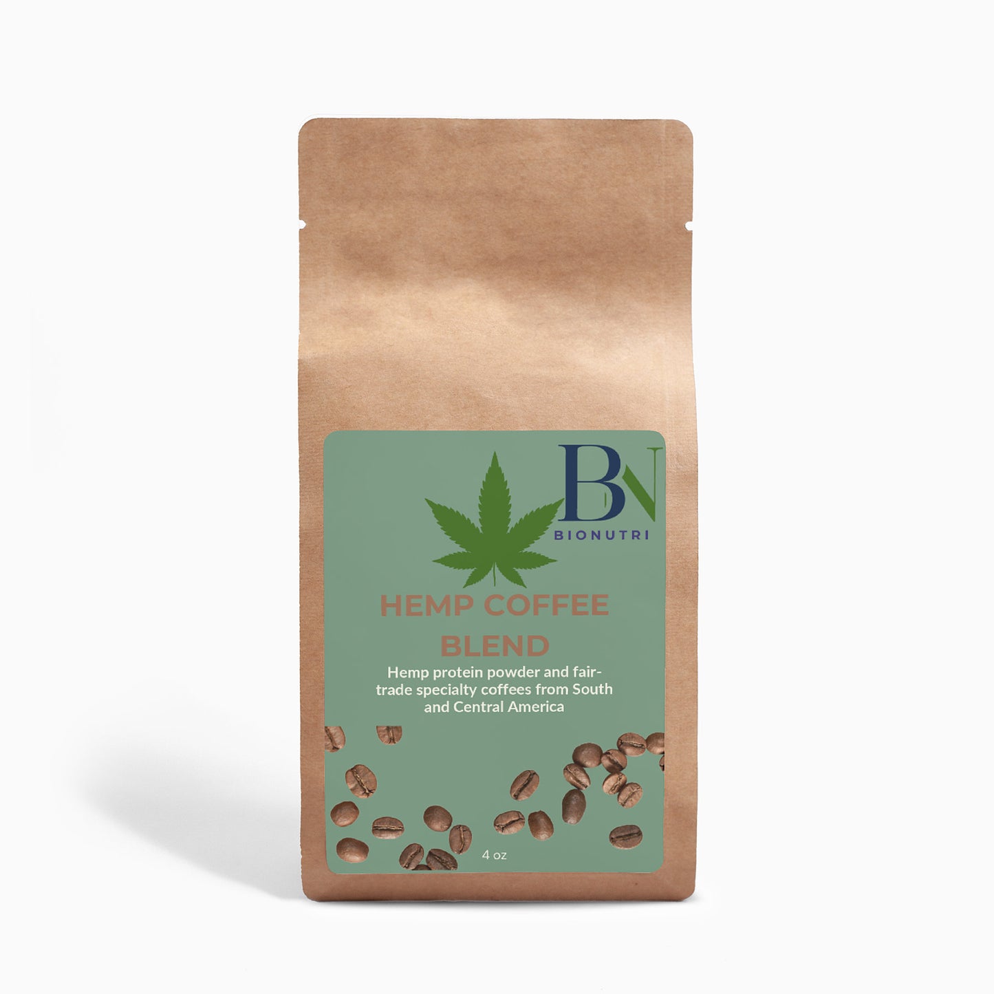 Hemp Coffee Blend - Medium Roast 4oz