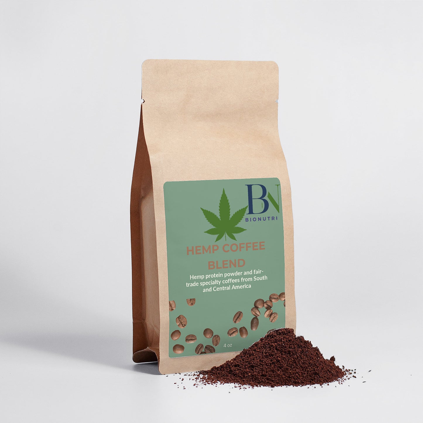 Hemp Coffee Blend - Medium Roast 4oz