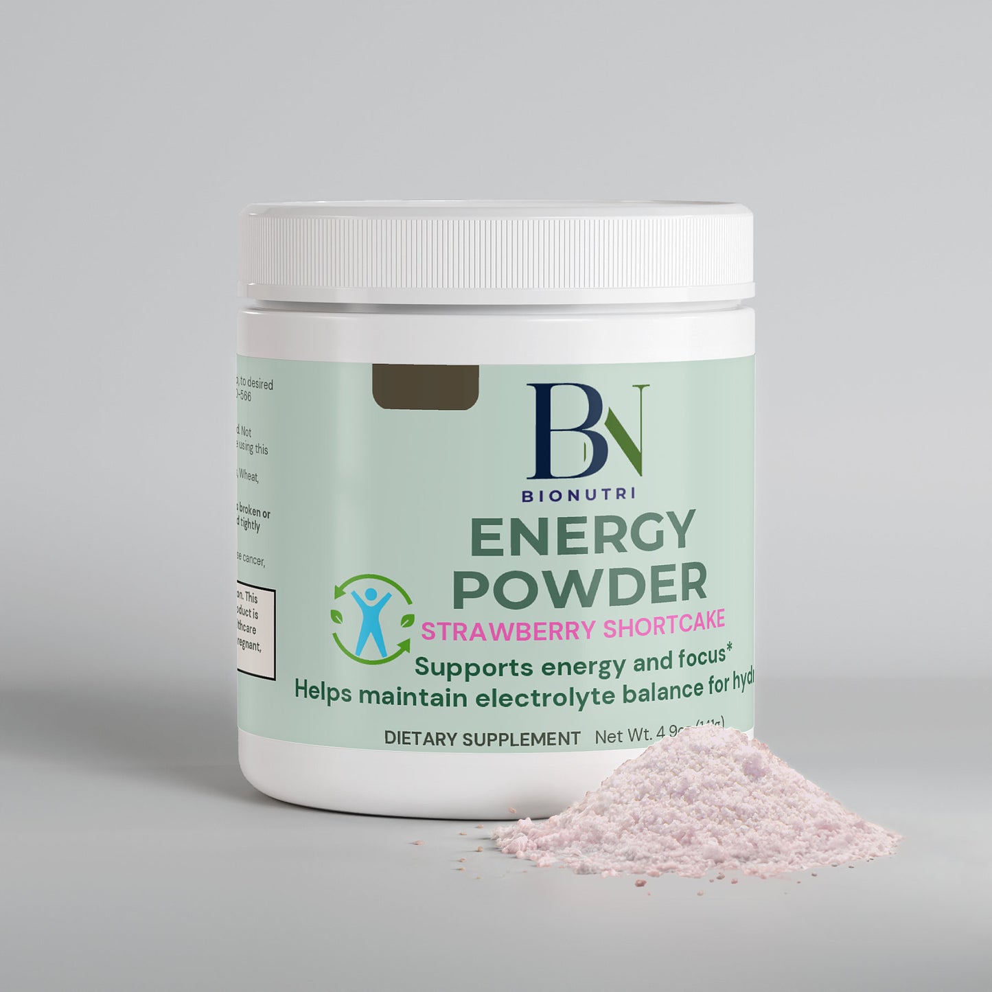 Energy Powder (Strawberry Shortcake)