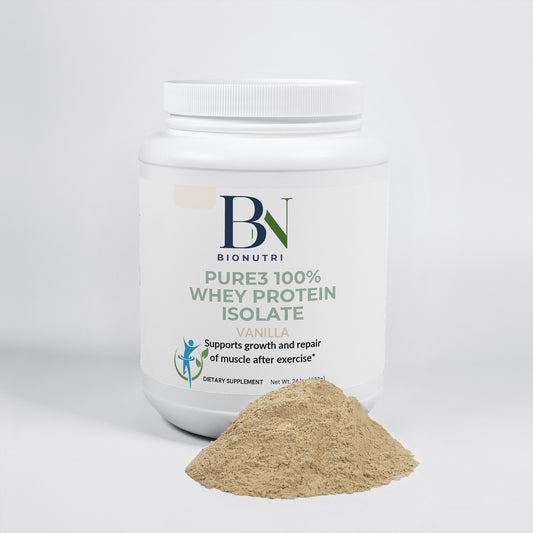 Pure3 100% Whey Protein Isolate (Vanilla)