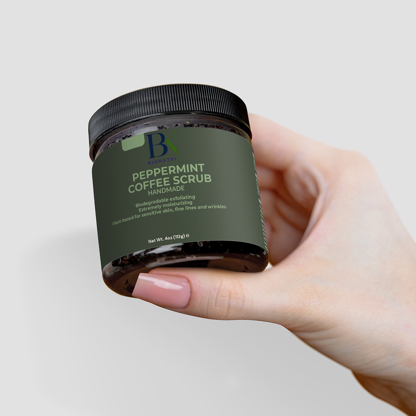 Peppermint Coffee Scrub