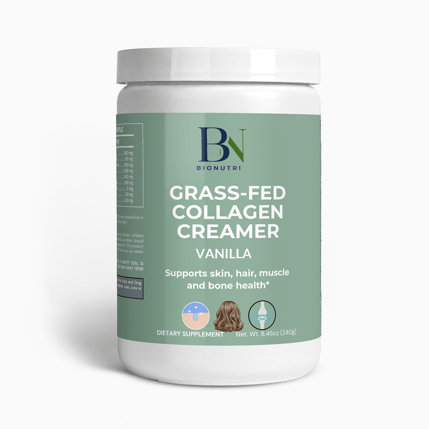Grass-Fed Collagen Creamer (Vanilla)