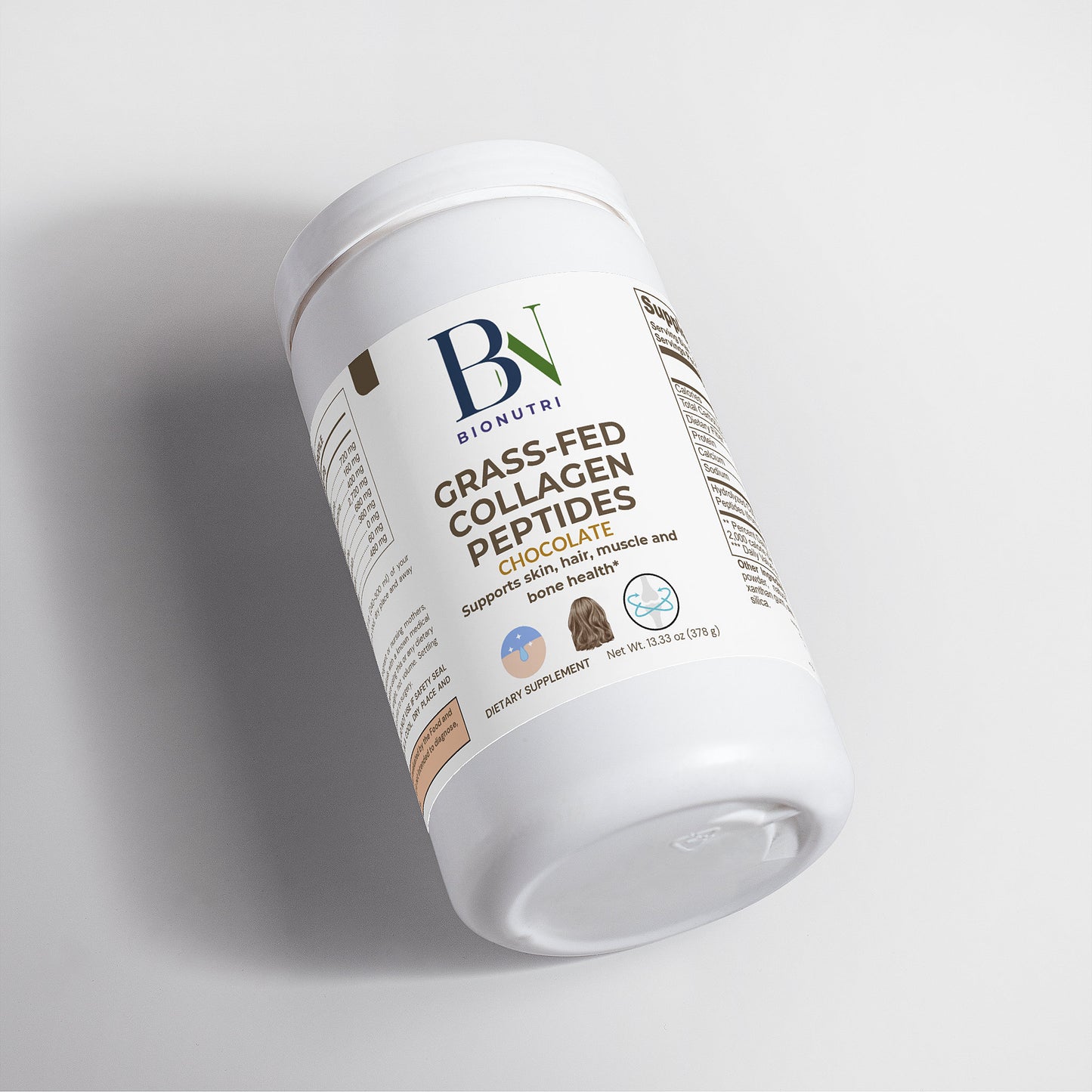 Grass-Fed Collagen Peptides Powder (Chocolate)