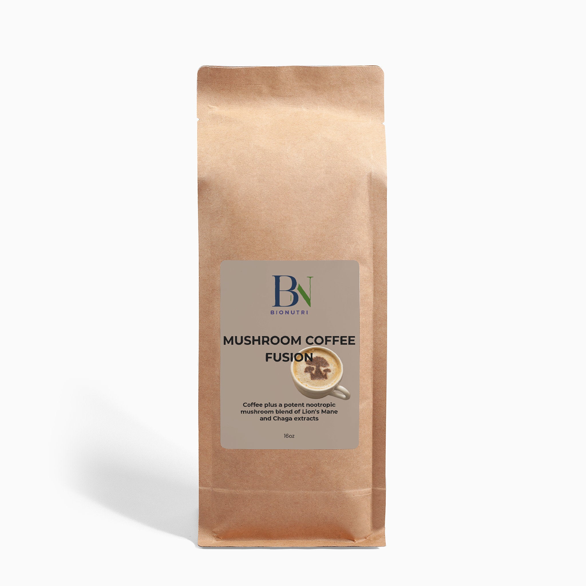 Mushroom Coffee Fusion - Lion’s Mane & Chaga 16oz