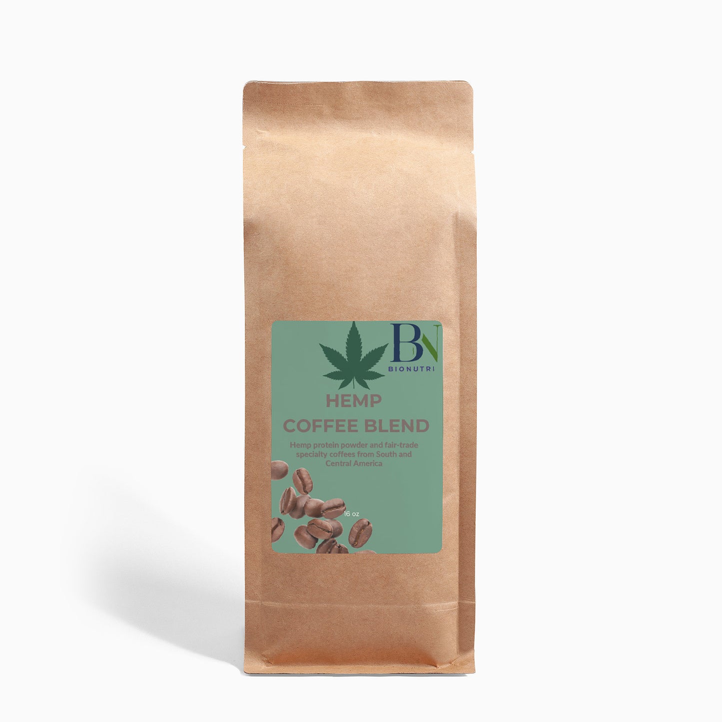 Hemp Coffee Blend - Medium Roast 16oz