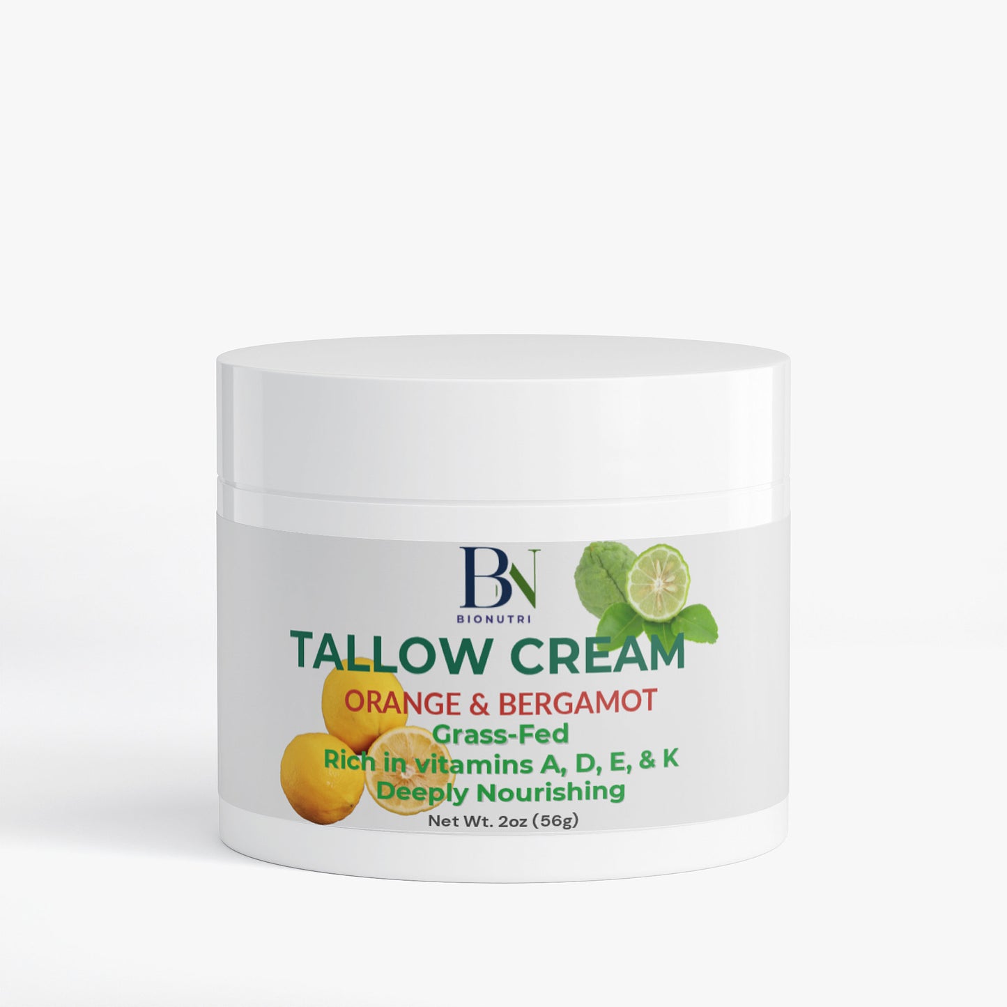 Tallow Cream Orange & Bergamot