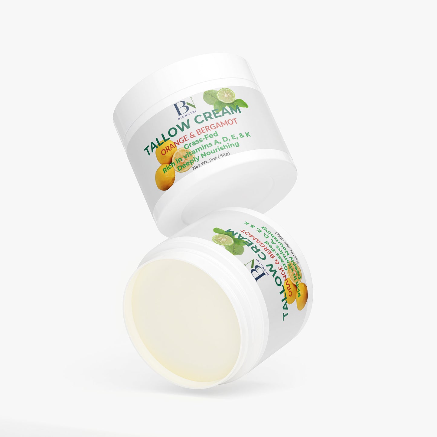Tallow Cream Orange & Bergamot