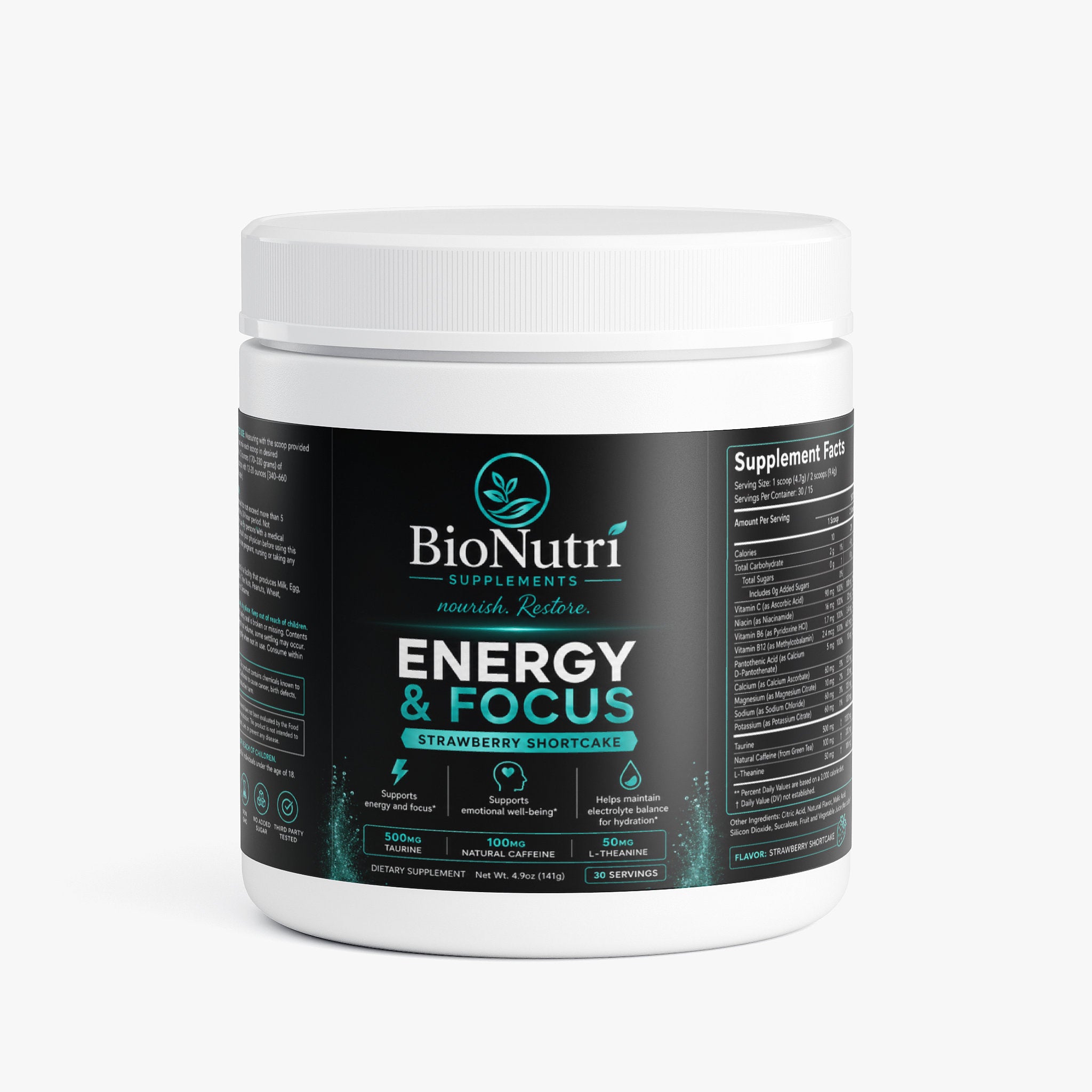 Energy Powder (Strawberry Shortcake)