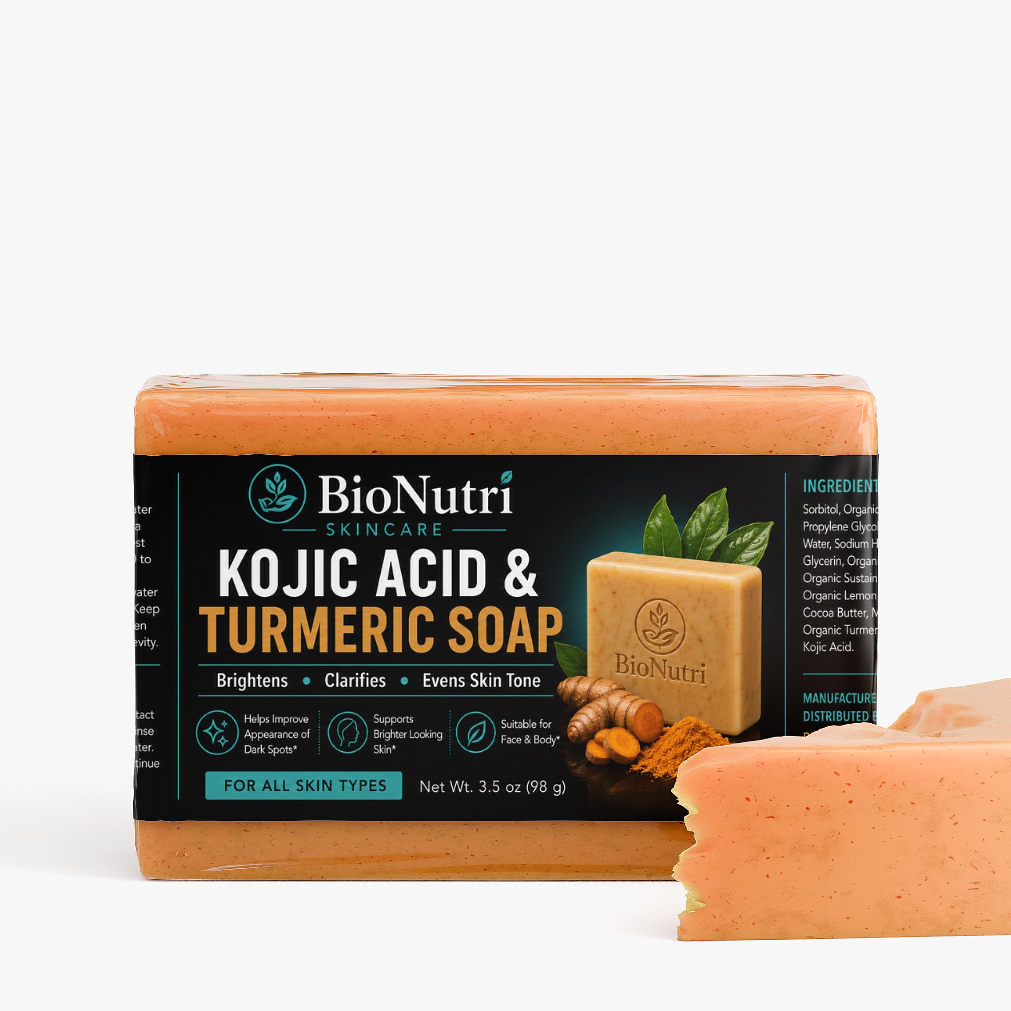 Kojic Acid & Turmeric Soap