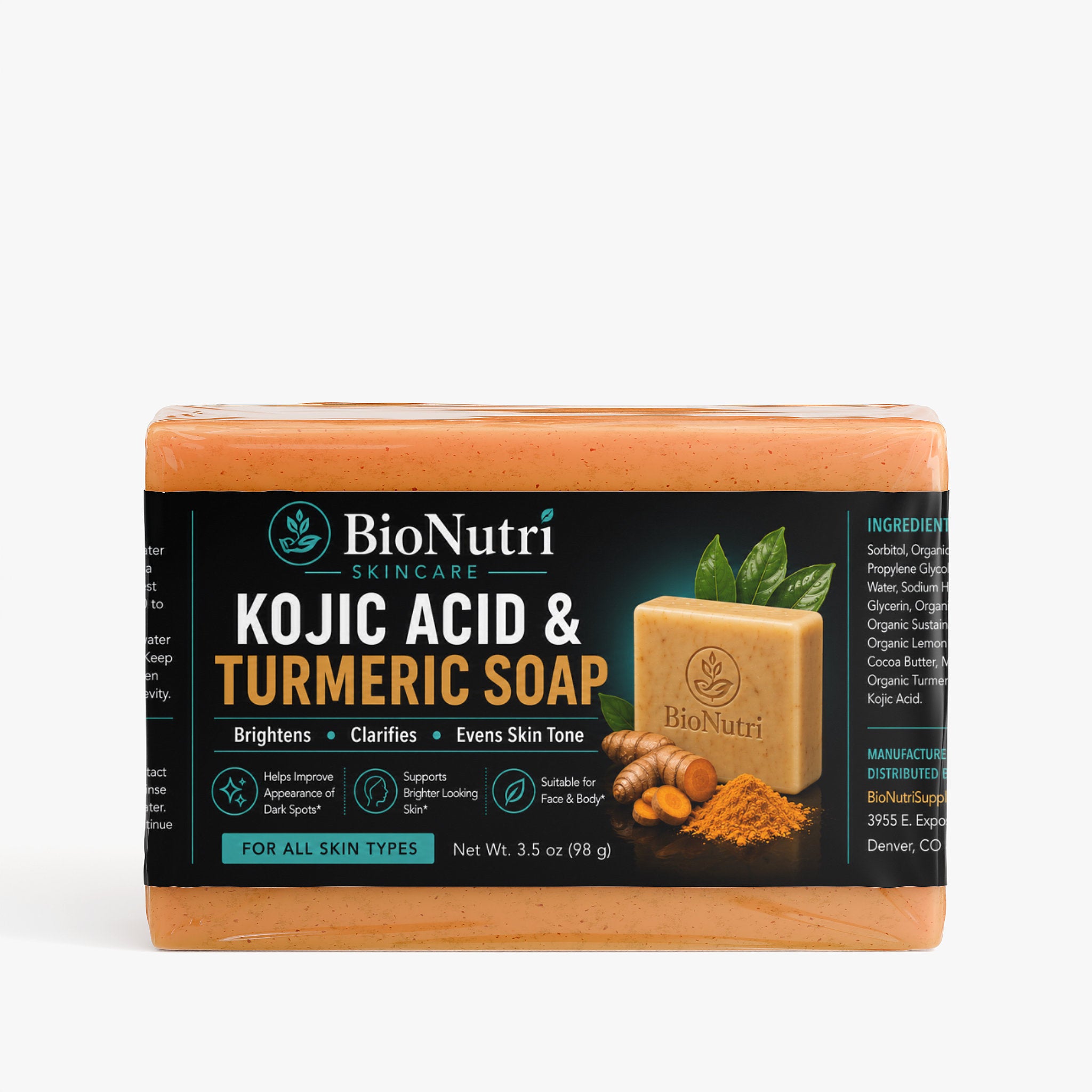 Kojic Acid & Turmeric Soap